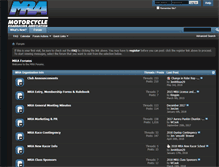 Tablet Screenshot of forums.mra-racing.org